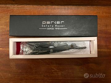Rasoio Shavette Parker SRX Black Edition Nero