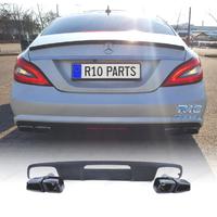DIFFUSORE MERCEDES CLS C218 15-18 NERO OPACO + TER