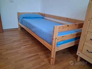letto ikea in pino