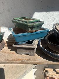 Lotto vasi per bonsai