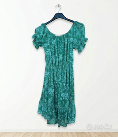 Vestito corto verde Hozone fantasia S/M