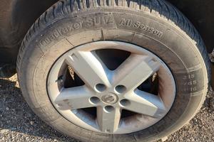 cerchi in lega r16 + gomme Nissan X-Trail Xtrail