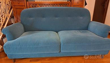 Divano ikea a 2 posti  blu