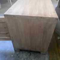 Mobile TV/Credenza Legno Massello Chiaro