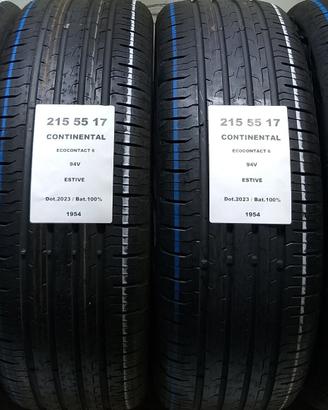 4 GOMME 215 55 17 CONTINENTAL A1954