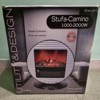 Stufa elettrica simulazione caminetto.