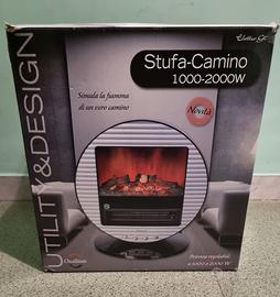 Stufa elettrica simulazione caminetto.