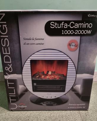 Stufa elettrica simulazione caminetto.