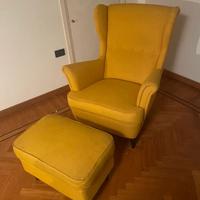 Poltrone Ikea con poggia piedi