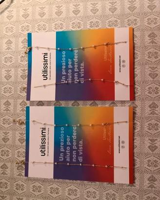 Utilissimi: cordelline per occhiali