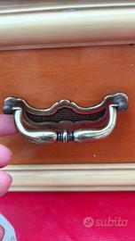 fornitura per mobili antica in ottone