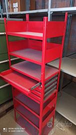 Scaffale portaoggetti con cassetti