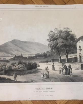 Basilio Armani, dis e lit- La Val di Sole: da Malè