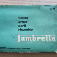 CATALOGO LAMBRETTA N.11 ANNO 1961