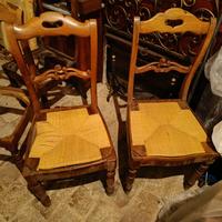 Sedie antiche impagliate