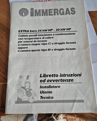  caldaia immergas extra intra 