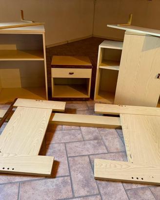 Mobili per cameretta + letto singolo