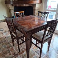 Sala completa in arte povera ciliegio