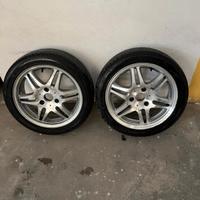 Cerchi in lega e tre gomme per smart 