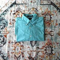 Camicia Vintage Uomo Tommy Hilfiger Turchese