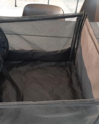 trasportino in tela per cani per auto
