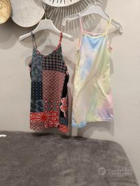 Set2 ezzi.Vestito estivo spalla fine. Shein. 3ANNI