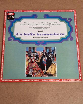 Verdi" vinile da collezione, un ballo in maschera