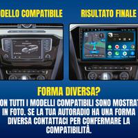 VK Passat B8 Autoradio android 2 din stereo +KIT