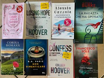 8 libri in blocco