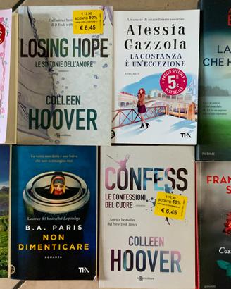 8 libri in blocco