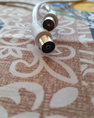Cavo antenna tv maschio femmina 2 metri