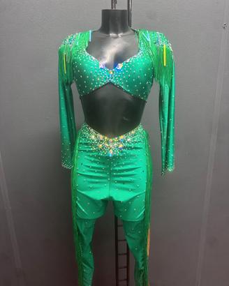 VESTITO DANZA CARAIBICA DONNA DA COMPETIZIONE