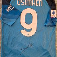 Maglia oroginale Osimhen Napoli autografata