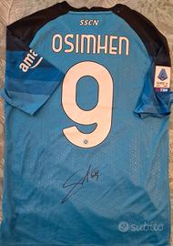 Maglia oroginale Osimhen Napoli autografata