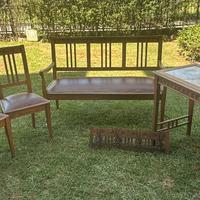 Set mobili antichi in legno (6 pezzi)