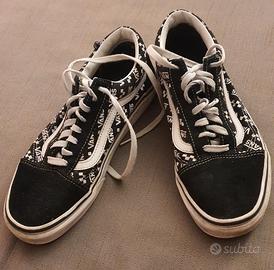 Vans bianche e nere taglia 40
