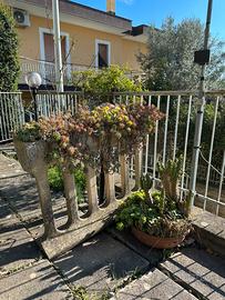 Balaustra in cemento FIORIERA