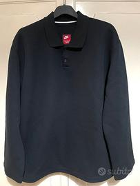Nike Polo Manica Lunga Nera S (veste M)