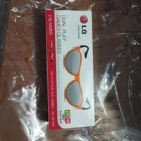 Occhiali 3D Dual Play Game + 4 occhiali 3D