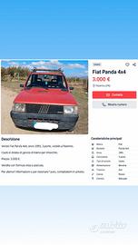 FIAT PANDA 4x4 PRIMA SERIE