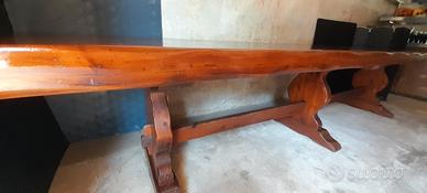 Tavolo Pezzo Unico MASSICCIO. 4mt x 1mt sp 10 cm.