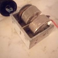 Condensatore lamellare radio d'epoca