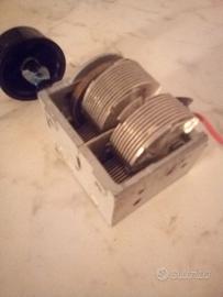 Condensatore lamellare radio d'epoca