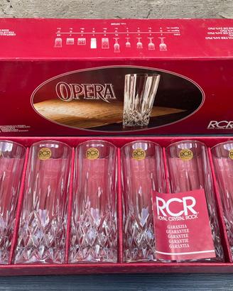 Bicchieri da whisky in cristallo al piombo nuovi