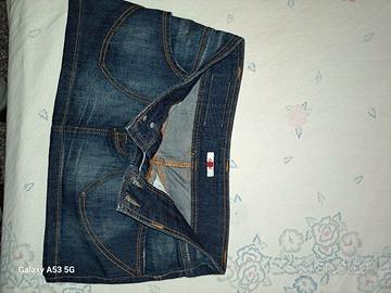 mini gonna di jeans