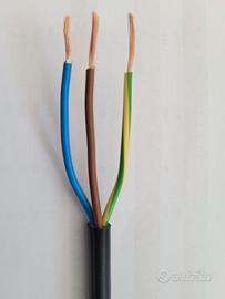 CAVO 3 x 1.0 in PVC in rame rosso