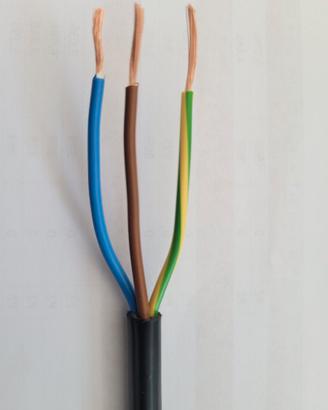 CAVO 3 x 1.0 in PVC in rame rosso