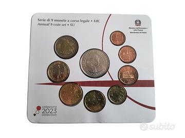 Serie divisionale monete euro Italo Calvino 2023