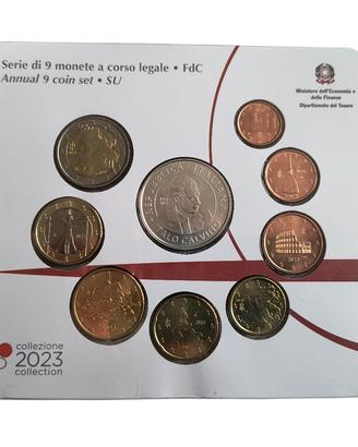Serie divisionale monete euro Italo Calvino 2023