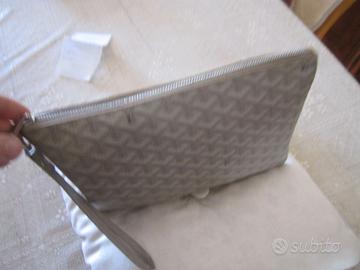 POSCHETTE-BORSELLO ORIGINALE GOYARD IN PELLE-UNIS
